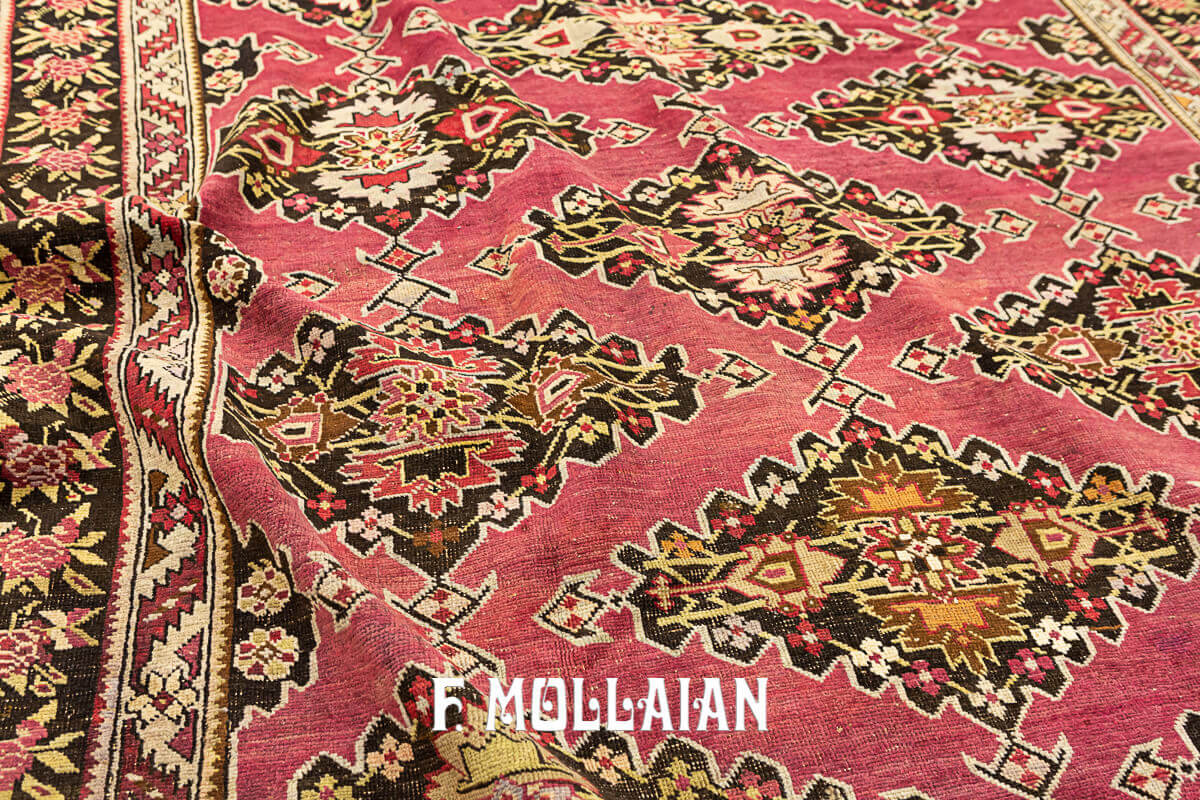 Antique Very Long Karabakh (Qarabağ) Kalle Size All-Over Caucasian Carpet n°:20028823